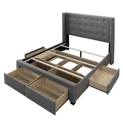 باکس هتلی چوبی و کشودار نابی تک