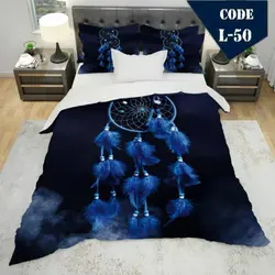 روتختی سه بعدی ساتن ابریشم ترک طرح مدرن - کد 50