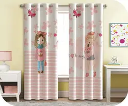 پرده چاپی دخترانه طرح عروسک - کد 825826