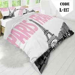 روتختی سه بعدی ساتن ابریشم ترک طرح مدرن - کد 117