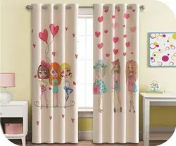 پرده چاپی دخترانه طرح عروسک دختر - کد 769770