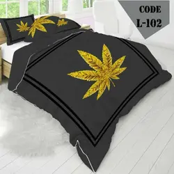 روتختی سه بعدی ساتن ابریشم ترک طرح مدرن - کد 102