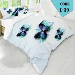 روتختی سه بعدی ساتن ابریشم ترک طرح مدرن - کد 39