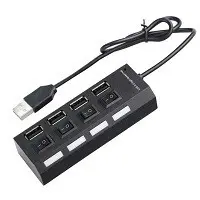 هاب 4 پورت USB 2.0 دی نت مدل 480MBPS