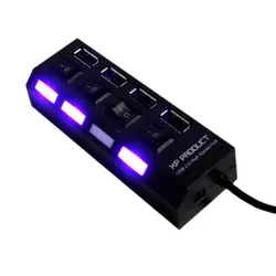 هاب 4 پورت USB 2.0 دی نت مدل 480MBPS