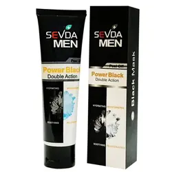 ماسک صورت سودا SEVDA مدل زغال و یخ حجم ۱۰۰ میلی لیتر