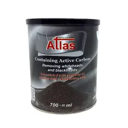 موم دائم اطلس کنسروی زغال وزن ۷۰۰ گرم