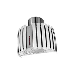 خرید و قیمت هود شومینه ای کن مدل پرستیژ سفید سایز ۷۵ | نقش مارکت