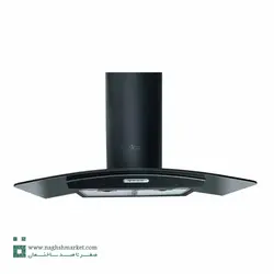 هود شومینه ای اخوان مدل H18 B مشکی - سایز ۹۰
