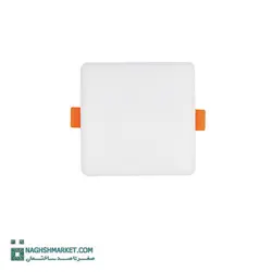 چراغ پنلی 7 وات LED SMD مربعی پارس شعاع توس مدل فولایت