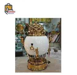 سماور گازی مدل عروس کد bst-12 ظرفیت 6 لیتر ( ارسال رایگان )
