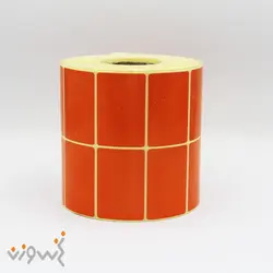 برچسب دیجیکالا PVC نارنجی 51*34 3000 عددی