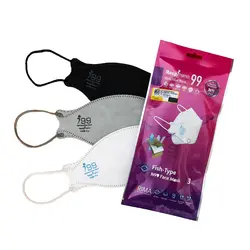 ماسک فیش تایپ (سه بعدی) N99 رسپی نانو سه عددی با رایحه - محصولات نانوکر