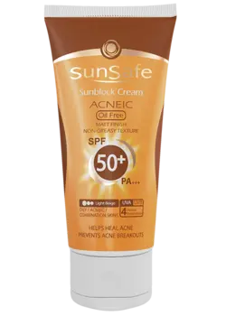 کرم ضدآفتاب فاقد چربی سان سیف - محصولات نانوکر