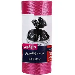 کیسه زباله قرمز کوچک 25 برگی 65*50 دارکوب - محصولات نانوکر