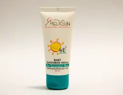 کرم ضد آفتاب کودکان SPF 40 پوست حساس مدیسان - محصولات نانوکر