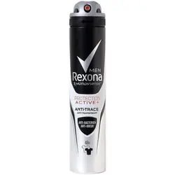 اسپری ضد تعریق مردانه رکسونا Rexona مدل PROTECTION ACTIVE ANTI TRACE حجم 200 میلی لیتر - محصولات نانوکر
