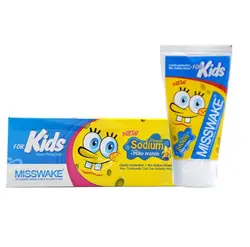 خمیردندان کودک میسویک مدل باب اسفنجی حجم 50 میلی لیتر - محصولات نانوکر