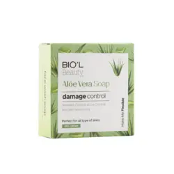 صابون آرایش پاکن شیرکرمی آلوئه ورا، ضد التهاب، پوست های خشک بیول - محصولات نانوکر