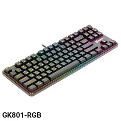 خرید با گارانتی معتبر کیبورد گیمینگ گرین GK801-RGB