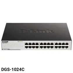 خرید و قیمت سوئیچ گیگابیتی 24 پورت دی لینک DGS-1024C - فروشگاه نارستان