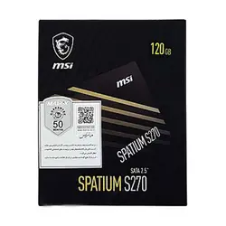 خرید و قیمت اس اس دی 120 گیگابایت ام اس آی SPATIUM S270 - فروشگاه اینترنتی نارستان