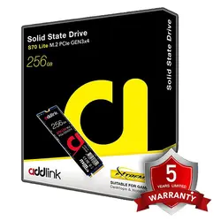 خرید حافظه اس اس دی 256 گیگابایت ادلینک S70 lite M.2 - نارستان