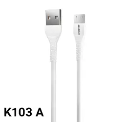 خرید کابل شارژ 1.1 متری Micro USB کینگ استار K103 A - نارستان