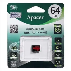 خرید کارت حافظه microSDHC اپیسر کلاس 10 استاندارد UHS-I U1 سرعت 85MBps ظرفیت 64 گیگابایت - نارستان