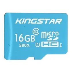 کارت حافظه microSDHC کینگ‌ استار کلاس 10 استاندارد UHS-I U1 ظرفیت 16 گیگابایت