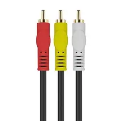 خرید کابل صدا و تصویر 3 به 3 تسکو مدل TC 12 به طول 1.4 متر - نارستان