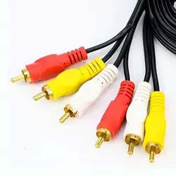 خرید کابل صدا و تصویر 3 به 3 تسکو مدل TC 12 به طول 1.4 متر - نارستان