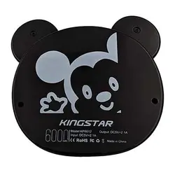 خرید پاور بانک کینگ استار مدل KP6012 ظرفیت 6000 میلی آمپر ساعت - نارستان