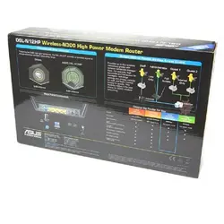 خرید مودم روتر ADSL ایسوس مدل DSL-N12HP - نارستان