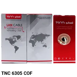 خرید کابل شبکه 305 متری CAT6 مس تسکو TNC 6305 COF - نارستان