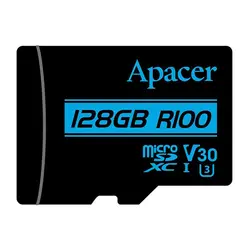 خرید کارت حافظه 128 گیگابایت microSDXC اپیسر R100 به همراه آداپتور SD - نارستان