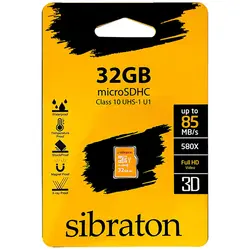 خرید کارت حافظه 32 گیگابایت سیبراتون سرعت 85MBps - نارستان