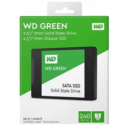خرید حافظه اس اس دی 240 گیگابایت وسترن دیجیتال Green WDS240G2G0A - نارستان
