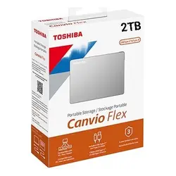 خرید هارد اکسترنال توشیبا مدل Canvio Flex ظرفیت 2 ترابایت - نارستان