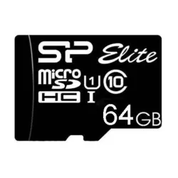 خرید کارت حافظه microSDHC سیلیکون پاور مدل Elite کلاس 10 استاندارد UHS-I U1 سرعت 85MBps ظرفیت 64 گیگابایت