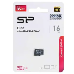 خرید کارت حافظه 16 گیگابایت microSDHC سیلیکون پاور Elite