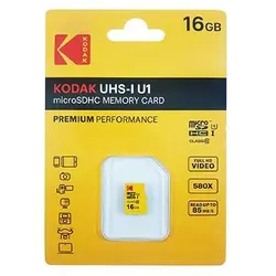 خرید کارت حافظه microSDHC کداک مدل Premium Performance کلاس 10 استاندارد UHS-I U1 سرعت 85MBps ظرفیت 16 گیگابایت - نارستان