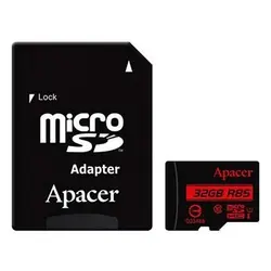 خرید کارت حافظه microSDHC اپیسر کلاس 10 استاندارد UHS-I U1 سرعت 85MBps به همراه آداپتور ظرفیت 32 گیگابایت - نارستان