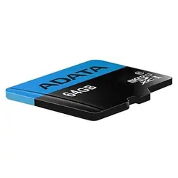 خرید کارت حافظه‌ microSDXC ای دیتا مدل Premier V10 A1 کلاس ۱۰ استاندارد UHS-I U1 سرعت ۱۰۰MBps همراه با آداپتور SD ظرفیت 64 گیگابایت - نارستان