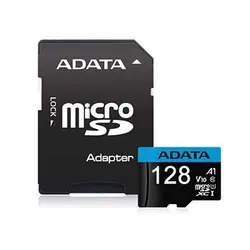 خرید کارت حافظه‌ microSDXC ای دیتا مدل Premier V10 A1 کلاس 10 استاندارد UHS-I U1 سرعت 100MBps همراه با آداپتور SD ظرفیت 128 گیگابایت - نارستان