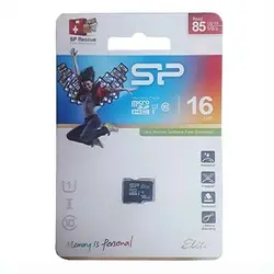 خرید کارت حافظه MicroSDHC سیلیکون پاور مدل Color Elite کلاس ۱۰ استاندارد UHS-I U1 سرعت ۸۵MBps ظرفیت 16 گیگابایت - نارستان