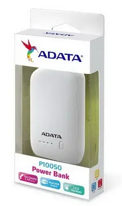 خرید شارژر همراه ای دیتا مدل P10050 ظرفیت 10050 میلی آمپر ساعت - نارستان