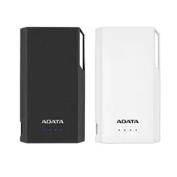 خرید شارژر همراه ای دیتا مدل S10000 ظرفیت 10000 میلی آمپر ساعت سفید - مشکی - نارستان