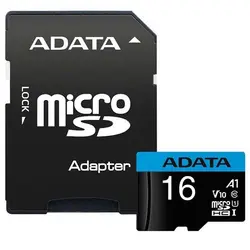 خرید کارت حافظه 16 گیگابایت Premier V10 A1 ای دیتا سرعت 100MBps با آداپتور - نارستان