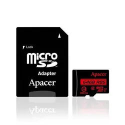 خرید کارت حافظه microSDXC اپیسر کلاس 10 استاندارد UHSI U1 سرعت 85MBps همراه با آداپتور SD ظرفیت 64 گیگابایت - نارستان